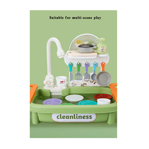 اسباب بازی سینک ظرفشویی پایه دار کودک Fun Kitchen Sink_اسباب بازی لوازم آشپزخانه